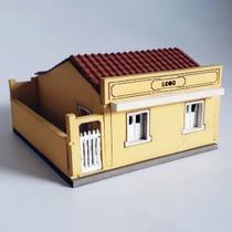Miniatura Para Maquete Casa Germinada Grande Mod 0.2 1/87 Ho Studio Dio 87172