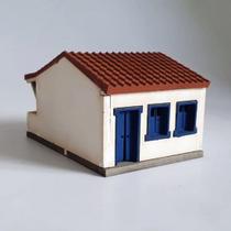 Miniatura Para Maquete Casa Germinada Mod.01 1/87 Ho Studio Dio 87165