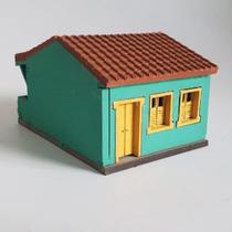 Miniatura Para Maquete Casa Germinada Mod.04 1/87 Ho Studio Dio 87168