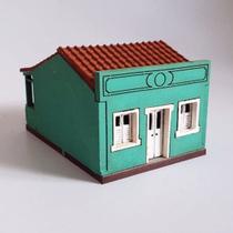 Miniatura Para Maquete Casa Germinada Mod.06 1/87 Ho Studio Dio 87170