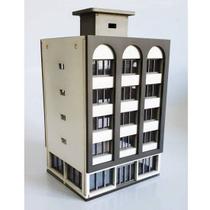 Miniatura Para Maquete Prédio Moderno Mod.01 1/87 Ho Studio Dio 87178 Miniatura Para Maquete Prédio Moderno Mod.01 1/87 Ho Studio Dio 87178