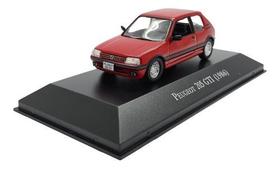 Miniatura Peugeot 205 Gti 1986 Vermelho Metal 1:43