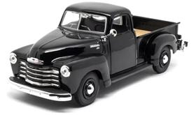Miniatura Picape Chevrolet 3100 Pickup (1950) - Preto - 1:25 - Maisto Miniatura Picape Chevrolet 3100 Pickup (1950) - Preto - 1:25 - Maisto