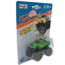 Miniatura Picape Dirt Demons Off Road Warrior 1/64 Verde Maisto 15030 Miniatura Picape Dirt Demons Off Road Warrior 1/64 Verde Maisto 15030