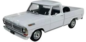 Miniatura Picape Ford F-100 (1974) - Branco - 1:24 - California Toys Miniatura Picape Ford F-100 (1974) - Branco - 1:24 - California Toys