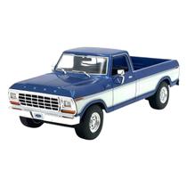 Miniatura Picape Ford USA F-150 1979 Azul 1/18 Maisto 31462