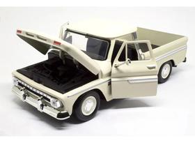 Miniatura Pickup Chevy C10 Fleetside 1966 Escala 1/24 Motorm