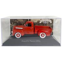 Miniatura Pickup Ford F-1 Truck 1951 Vermelho 1:43 Retrô Miniatura Pickup Ford F-1 Truck 1951 Vermelho 1:43 Retrô