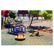 Miniatura Playground 3 peças 1:87 HO Dio Studios 87239