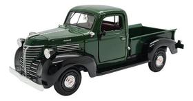 Miniatura Plymouth Truck 1941 Verde Metal Motormax 1:24