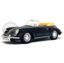 Miniatura Porsche 356B 1961 Conversível Preto Burago 1/24