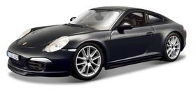 Miniatura Porsche 911 Carrera S preto Burago 1/24
