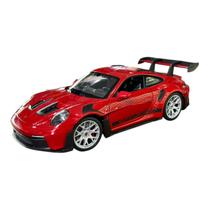 Miniatura Porsche 911 GT3 RS 992 Vermelho Metal 1:24