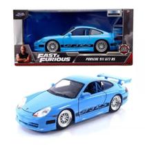 Miniatura Porsche 911 GT3 RS Hardtop Brian Velozes e Furiosos Azul 1:24 Jada Toys