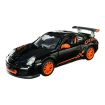 Miniatura Porsche 911 GT3 RS Preto Metal Kinsmart 1:36
