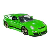 Miniatura Porsche 911 GT3 Verde Velozes Furiosos Jada 1:32 Miniatura Porsche 911 GT3 Verde Velozes Furiosos Jada 1:32