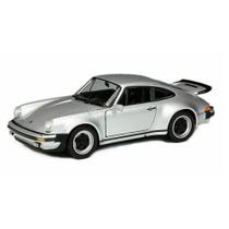 Miniatura Porsche 911 Turbo Prata Welly 1/24