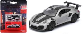 Miniatura Porsche 911GT2 RS Prata Speed Icons Maisto 1/64