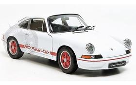 Miniatura Porsche Carrera 911 Rs 1973 Branca Welly 1/18