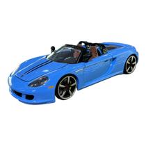 Miniatura Porsche Carrera GT Azul Pink Slips Jada 1:24 Miniatura Porsche Carrera GT Azul Pink Slips Jada 1:24