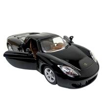 Miniatura Porsche Carrera GT escala 1/36 ferro c/ fricção