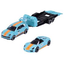 Miniatura Porsche Cayenne Turbo S e Porsche 918 Spyder c/ Prancha 1/64 Majorette 212053112 Miniatura Porsche Cayenne Turbo S e Porsche 918 Spyder c/ Prancha 1/64 Majorette 212053112