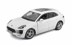 Miniatura Porsche Macan 1/24 Plus Branco Bburago 21077 Miniatura Porsche Macan 1/24 Plus Branco Bburago 21077