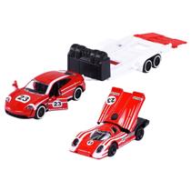 Miniatura Porsche Taycan Turbo S e Porsche 917 c/ Prancha 1/64 Majorette 212053112 Miniatura Porsche Taycan Turbo S e Porsche 917 c/ Prancha 1/64 Majorette 212053112