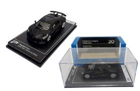Miniatura Postercars Hypercar League 1/64 Com base e Acrílico