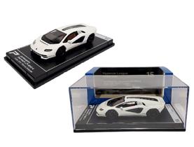 Miniatura Postercars Hypercar League 1/64 Com base e Acrílico