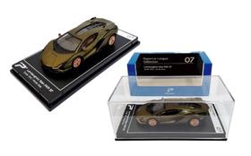 Miniatura Postercars Hypercar League 1/64 Com base e Acrílico
