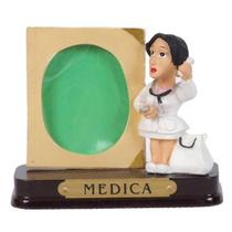 Miniatura Profissional Médica De Resina Com Porta Foto 8Cm