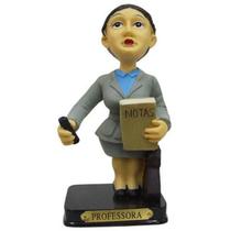 Miniatura Profissional Resina Professora 14Cm