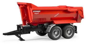 Miniatura reboque transporte Krampe basculante Bruder 1/16