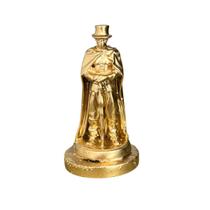 Miniatura Religiosa Orixás e Guias em Resina 3D Dourada 5 cm