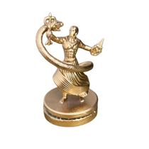 Miniatura Religiosa Orixás e Guias em Resina 3D Dourada 5 cm Miniatura Religiosa Orixás e Guias em Resina 3D Dourada 5 cm
