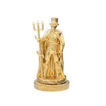 Miniatura Religiosa Orixás E Guias Em Resina 3D Dourada 5 Cm