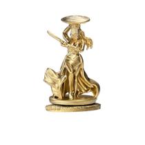 Miniatura Religiosa Orixás E Guias Em Resina 3D Dourada 5 Cm