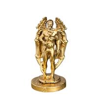 Miniatura Religiosa Orixás E Guias Em Resina 3D Dourada 5 Cm