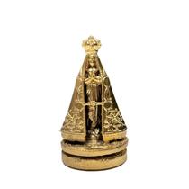 Miniatura Religiosa Santos E Arcanjos Resina 3D Dourada 5 Cm