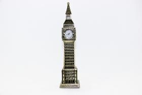 Miniatura Relógio Big Ben Londres Metal 23 cm - Y888