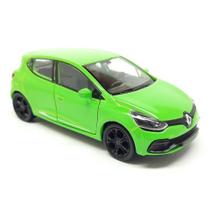 Miniatura Renault Clio RS Welly 1/38 Metal e Fricção Verde