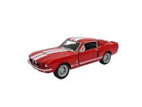 Miniatura Shelby Gt500 1967 Vermelho Metal Kinsmart 1:38 Miniatura Shelby Gt500 1967 Vermelho Metal Kinsmart 1:38