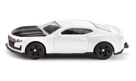 Miniatura Siku Chevrolet Camaro Branco Metal Pneus Borracha