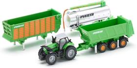 Miniatura Siku Trator 1:87 Com Trailer Deutz-Fahr Joskin