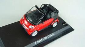 Miniatura Smart City Cabrio 1:43 Del Prado Vermelho