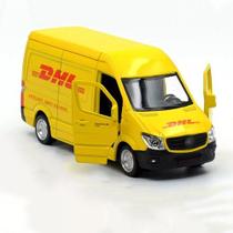 Miniatura Sprinter Mercedes - Benz Dhl - Metal Escala 1:36 Miniatura Sprinter Mercedes - Benz Dhl - Metal Escala 1:36