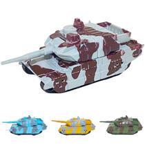Miniatura Tanque De Guerra Camuflado Modelo Militar Exército - Europio