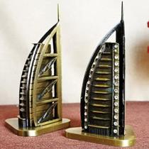 Miniatura TOP Metal Burj Al Arab Dubai Hotel 7 Estrelas 15cm