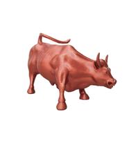 Miniatura Touro Wall Street Mercado Financeiro - Bronze